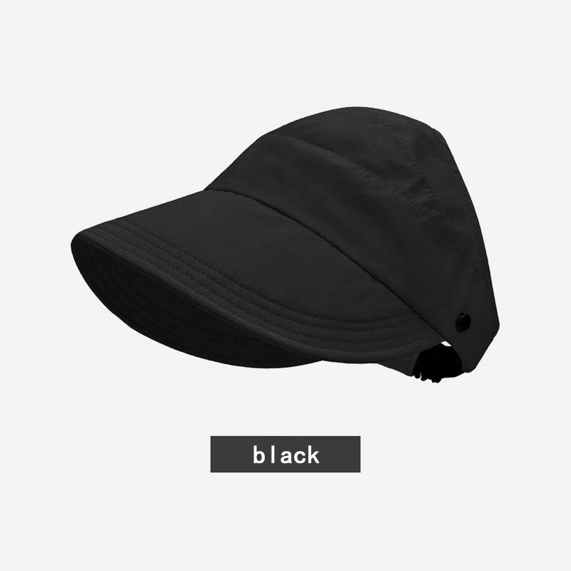 Quick Dry Hat Summer Empty Cap Women's Upgrade Can Hang Mask Outdoor Visor Thin Quick Dry Sunscreen Hat