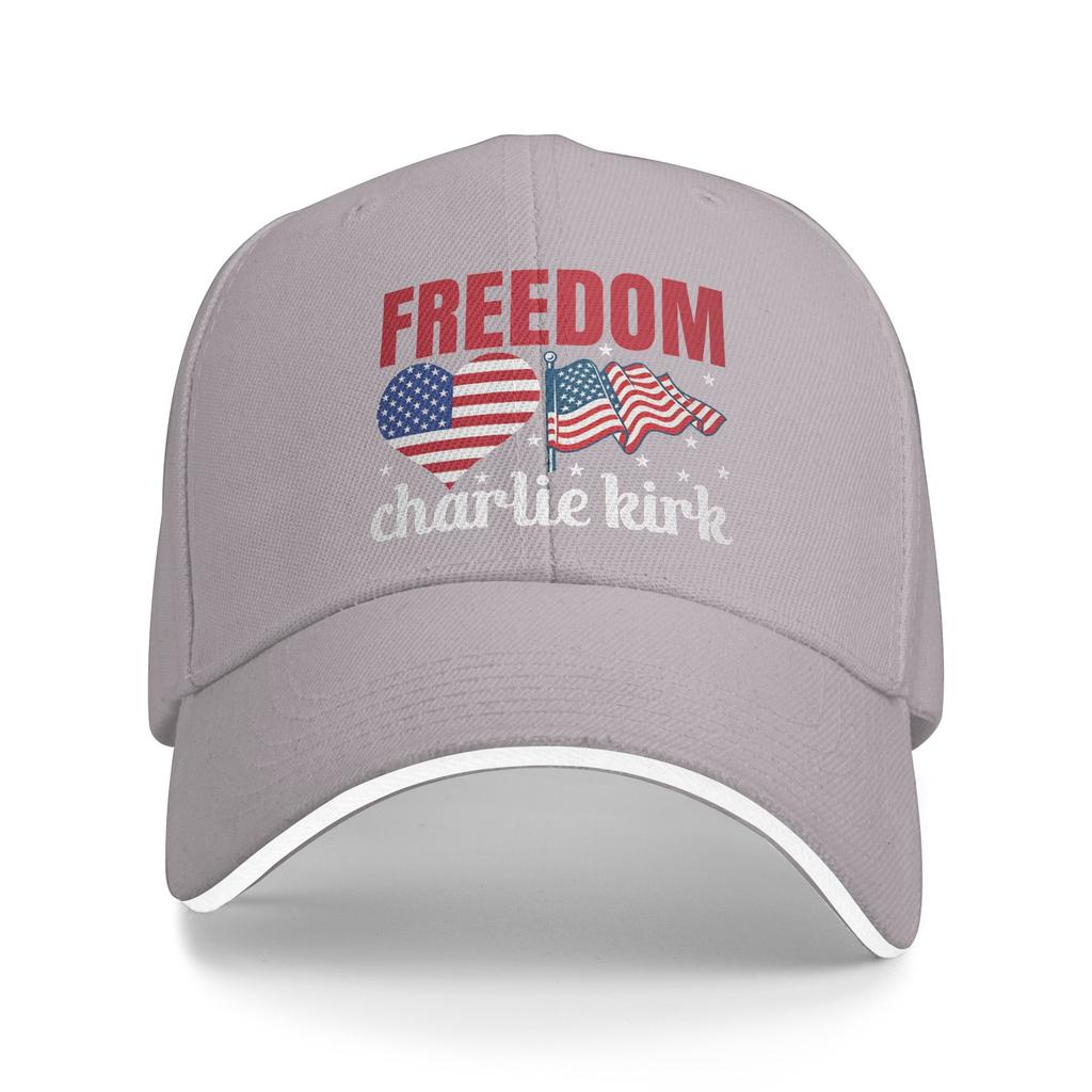 Freedom Charlie Kirk Casual Baseball Cap  Hunting Camping Trucker Hat Summer Dropshipping Couple Women Fashion Baseball Caps