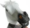 Funny Horse Realistic Animal Head for Halloween Rubber Cosplay Props for Costume Parties and Birthdays Horse [ShuaWdk] Mask! Costumes. (White Head)