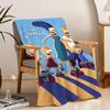 The Blanket Throw Super Cosy Plush Living Room Cartoon Sofa Couch Childish S-SimpsonS-ES Birthday Gifts