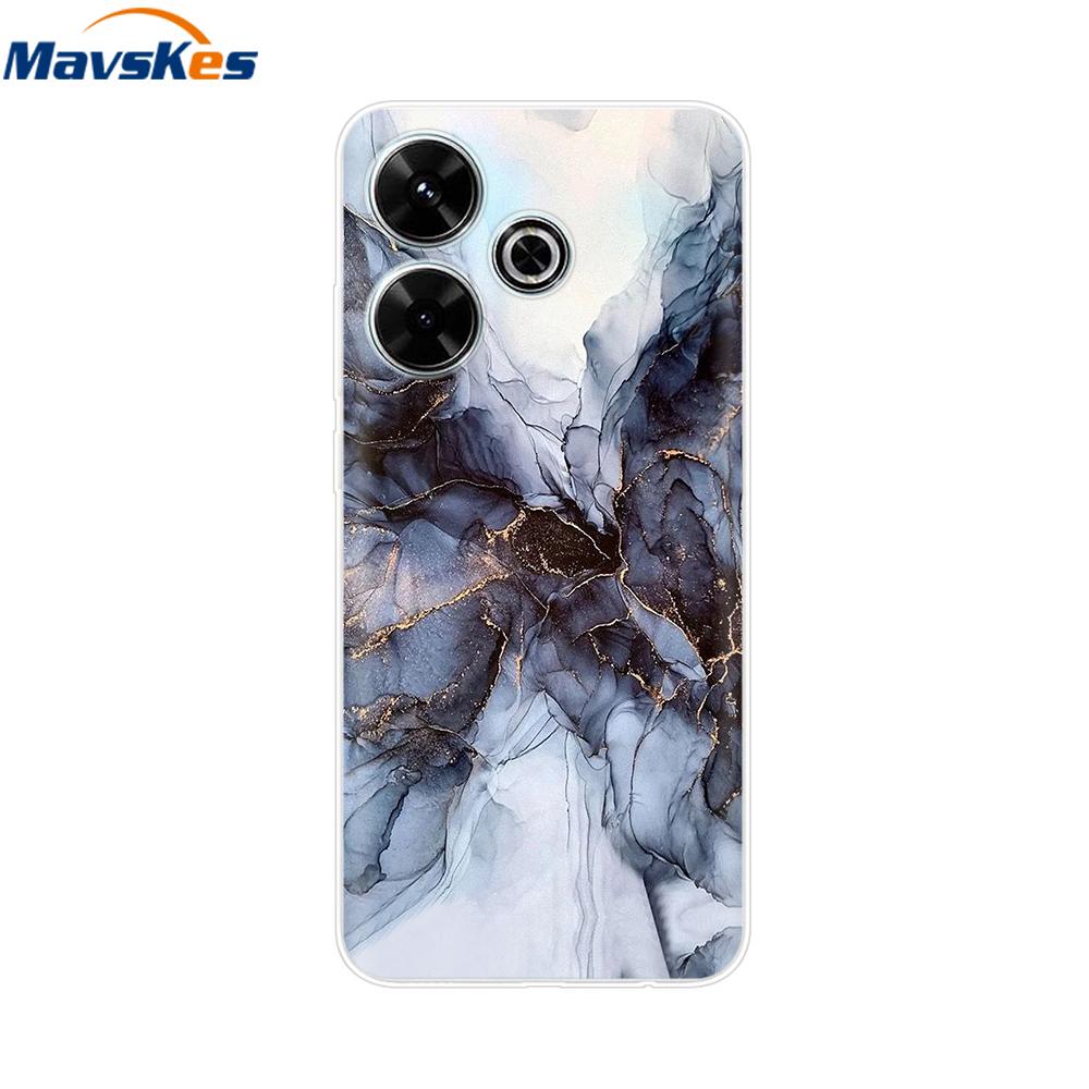 Case for Xiaomi Poco M6 4G Capa For Funda de teléfono Redmi 13 4G Back Cover For Etui Xiaomi Redmi 13 PocoM6 4G Phone Coque Para