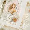 12 sztuk estetycznych woskowych naklejek stemplowych dla dzieci w stylu retro europejskim, seria kwiatowa, naklejka do scrapbookingu, dekoracja DIY, naklejka na kopertę