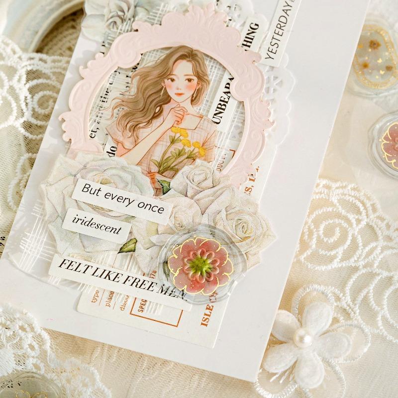 12 sztuk estetycznych woskowych naklejek stemplowych dla dzieci w stylu retro europejskim, seria kwiatowa, naklejka do scrapbookingu, dekoracja DIY, naklejka na kopertę