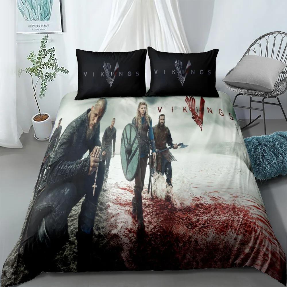 Ethnic Celtic Helm of Awe Bedding Set EU Single Double King US Twin Full Queen King Bed Linen Set