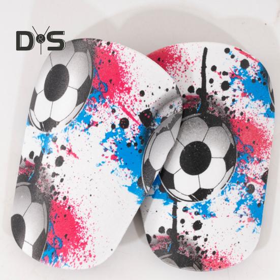 1 Pair Football Shin Pads Shock Absorption Mini Shin Guards Lightweight Protective Shin Guards for Soccer Training Games Gift for Football Enthusiasts