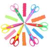 Children's Safety Scissors for Crafting, Ages 3-6: Fun Lace and Photo Cutting Tools for Kindergarten and DIY Albums