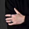 1Pcs Bague Homme Rings Cross Figure Para Hombres Jewelry Vintage Y2k Anel Punk Gothic Couple Ring Adjustable Nuevo En Anill