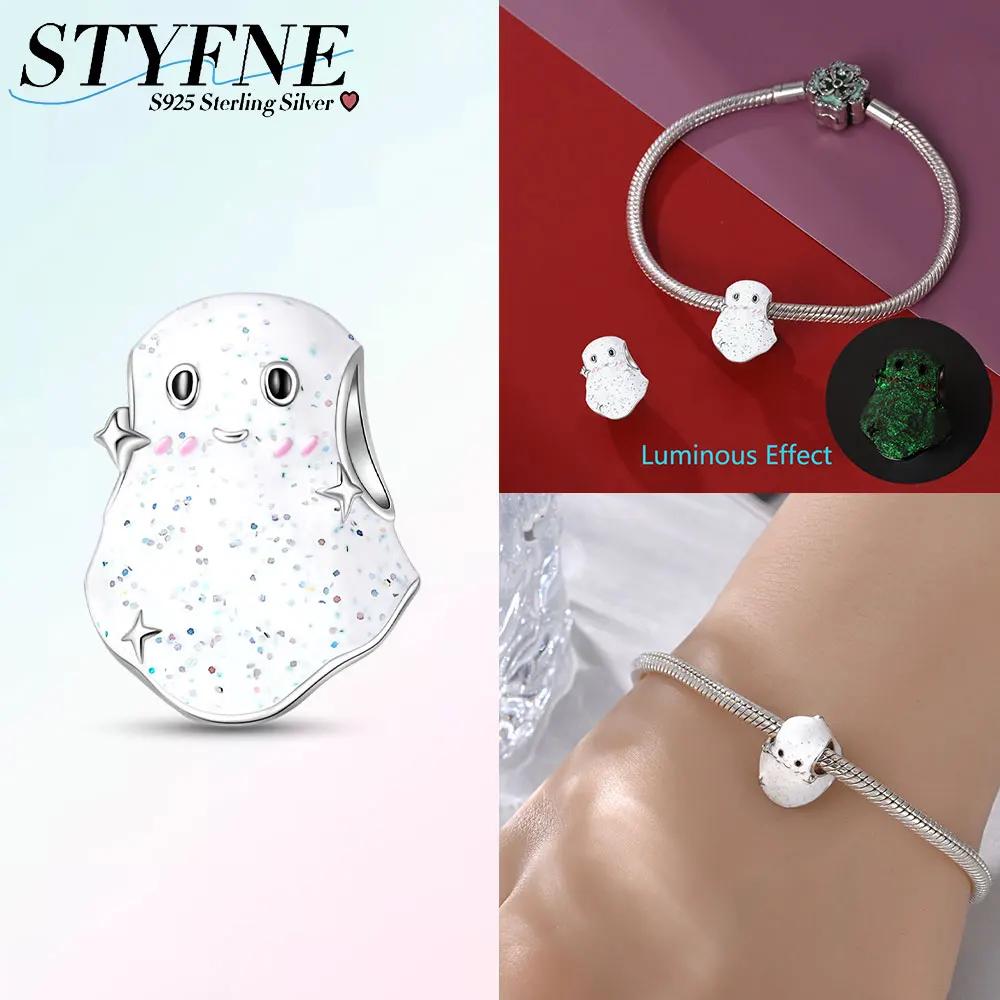 Copper Halloween Skull Bat Pumpkin Boutique Pendant Fit Original Bracelet Charm Beads Necklace Diy Female Jewelry