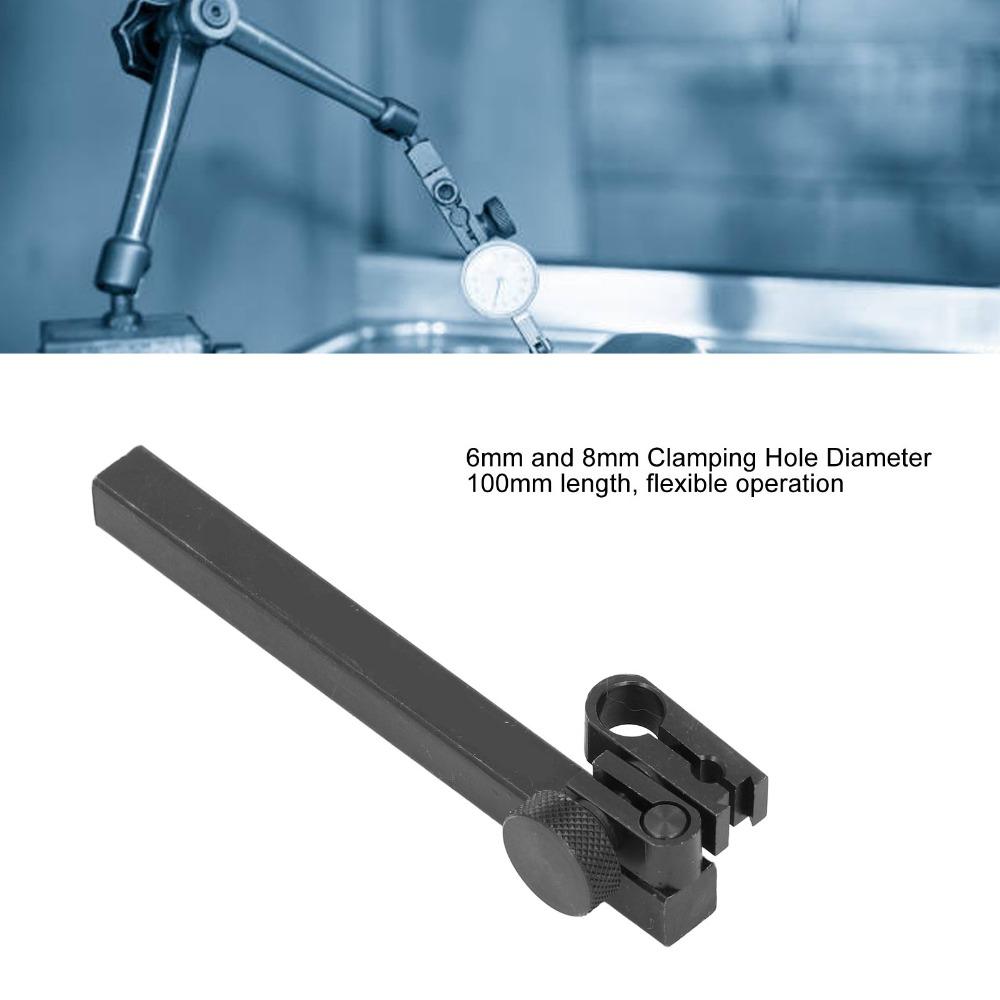 Swivel Clamp Test Gauge Clamp 9x9x100mm Height Gauge Adapter Machinist Measuring
