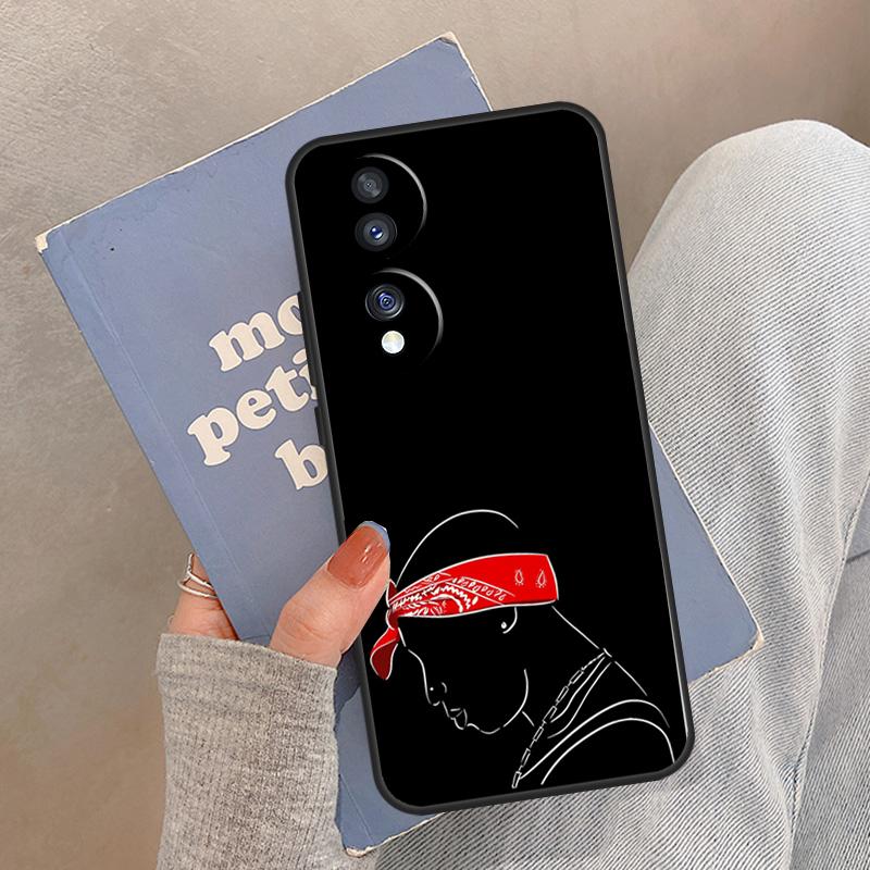 2Pac Tupac Rapper Singer Case For Honor Magic 8 7 6 5 Pro Cover For Honor 400 200 X9c X9b X9a X8a X8b 50 70 90 Lite