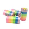 6 Rolls/Set Decorative Tape Sticky Paper Rainbow Washi Masking Tape Stationery