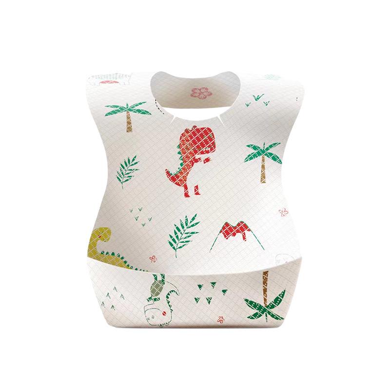 Children's Disposable Cartoon Bibs: Stain-Proof, Moisture-Proof, Wash-Free, Non-Woven Dribble Aprons