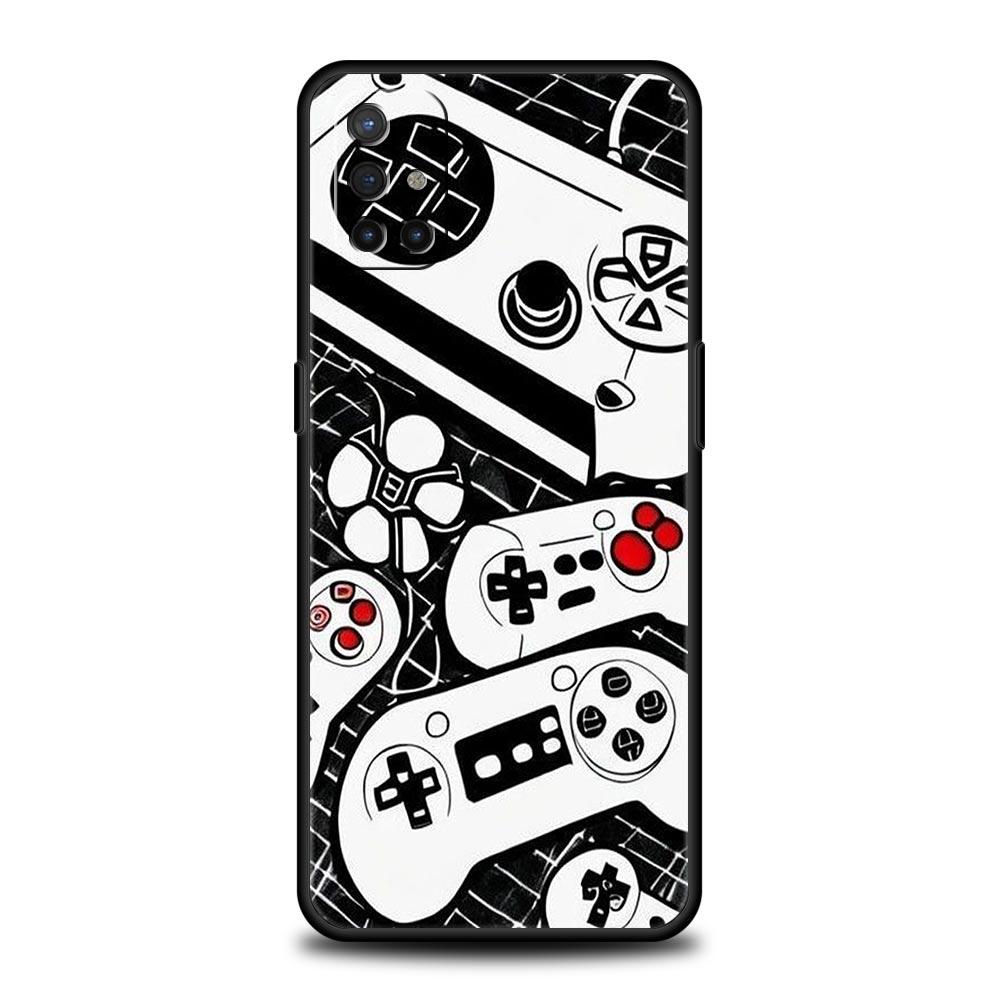 

Game Controller Graphic Phone Case For Oneplus 13R 13 12R 11 10T 10R Nord N100 N200 N10 10 9 9R 9RT CE 3 2 Z Pro Soft TPU Cover OnePlus 12R