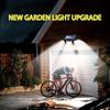 Solar Outdoor Lights: 74LED Outdoor Solar Lamp, Wall-mounted with Motion Sensor, Perfect for Garden, Courtyard, Garage, Porch.