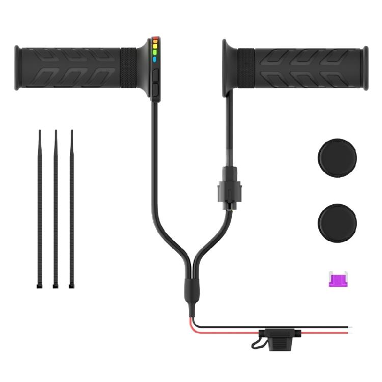 

Heated Handle Grips with Memory Technology 5 Level Adjustment Motorcycle Electric Bike Heated Grips Easy Installation 1