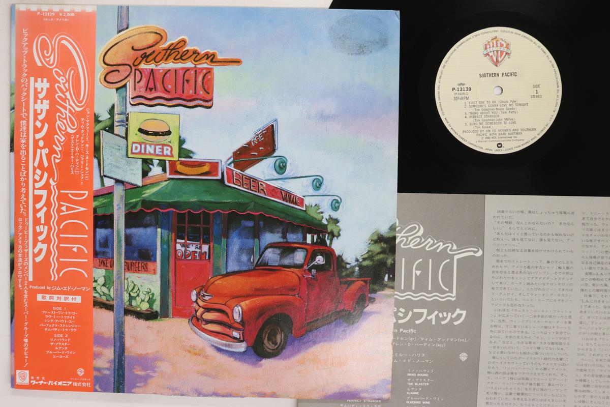 

LP Record SOUTHERN PACIFIC Southern Pacific John McFee Keith P13139 WARNER BROS 1985 Japan Obi Rock Used