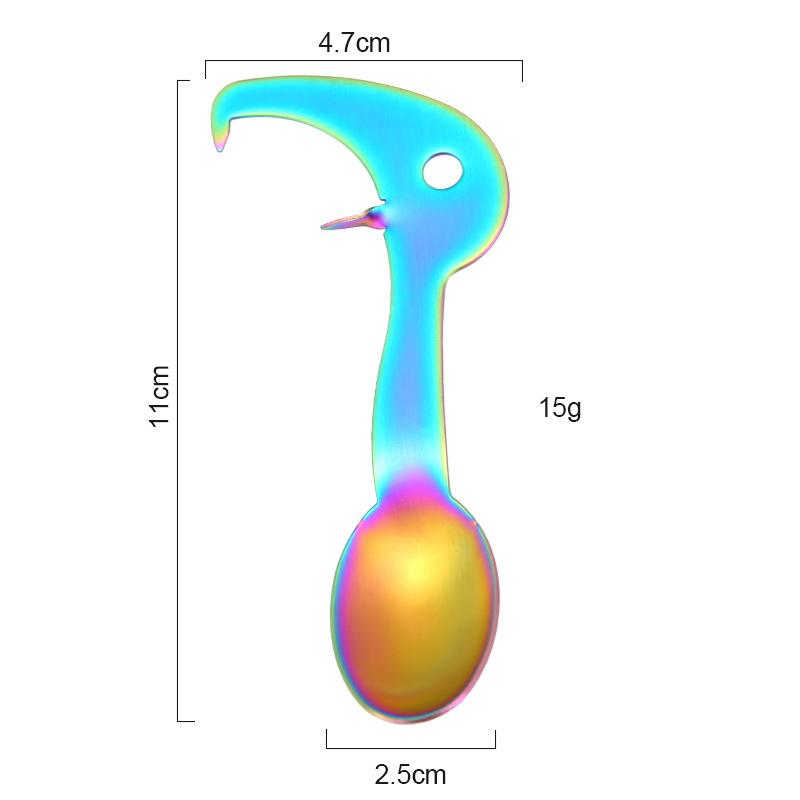 1pcs Passion Fruit Opener Stainless Steel Dolphin Shape Kitchen Tool Spoon Extractor For Juice Long Lasting Gadget