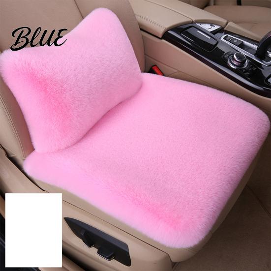 Car Interior Accessory Soft Fluffy Cushion Set Plush Seat Luxury Thickened Washable Non-Fading Protector Winter