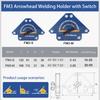 Welding Positioner Magnetic Welding Holders Angle Solder Arrow Magnet Weld Fixer Positioner Ferrite Holding Auxiliary Locator