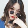 Women's 2022 Retro Korean Style Metal Round Sunglasses - Small Face, Internet Celebrity Fashion