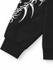 Men's Men's Hoodie, Gothic Chain and Spike Pattern Graphic Print, Hooded Design, Streetwear Style, for Daily