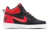 Nike Court Borough Mid Sneakers Black/Red GS 839977-002