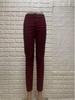 Pantalon décontracté ajusté et élastique couleur bonbon