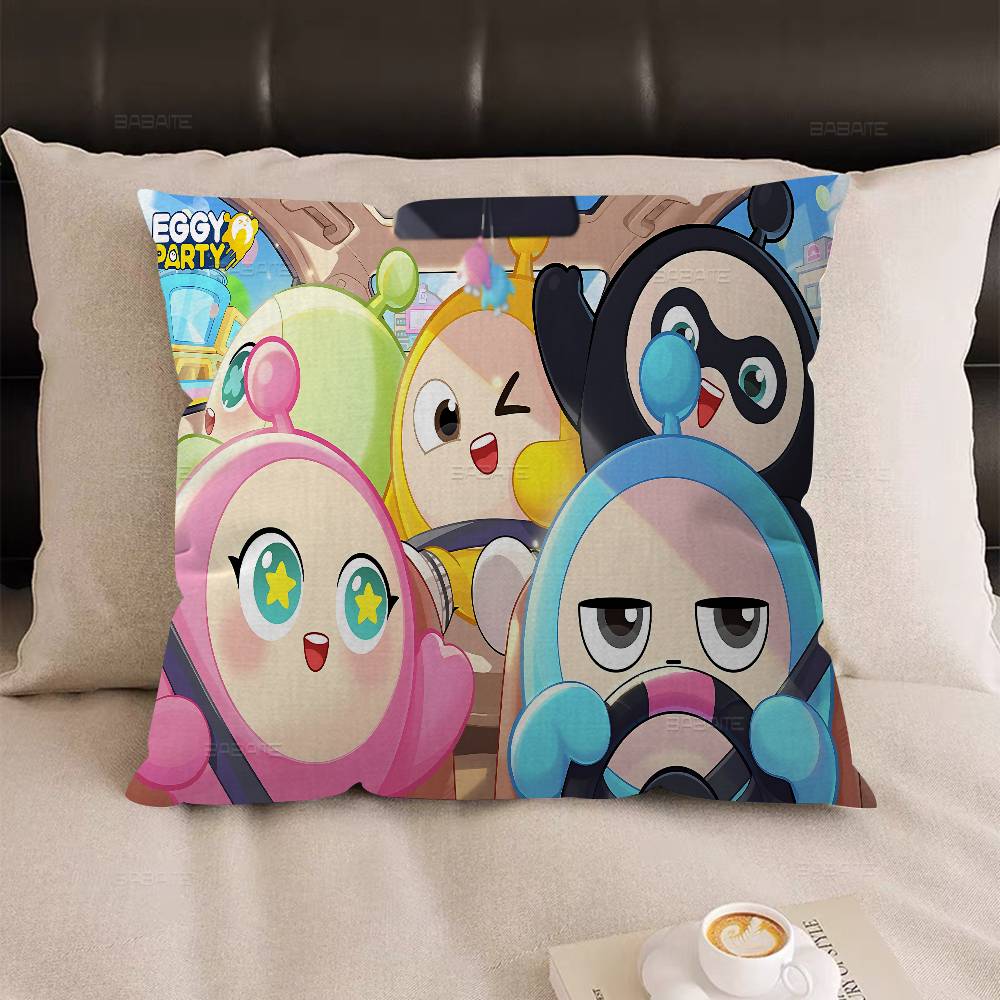 Game Egg Party Pillow Cushion Cover Pillowcase Living Room Sofa Home Decor Customized