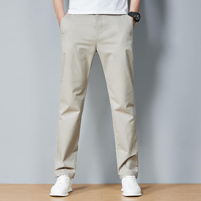 Men's Casual Pants Spring and Autumn Pants Men's Straight Leg Pants No Ironing Trousers Western Pants