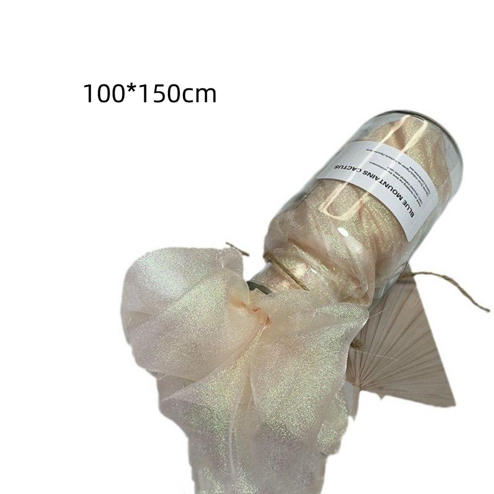 Gradient Organza Silk Curtain Gold Wedding Kindergarten Clothing Dress Creative Stage Fabric Background Fabric