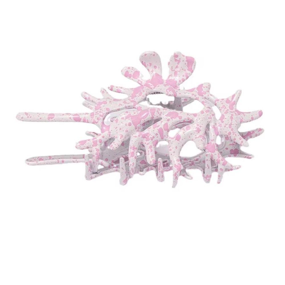 Acrylic Conch Hair Clip Geometric Hair Gripper Fashion Hair Claw Grasp  Daily