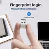Mini Fingerprint Scanner for Windows 10/11 Hello Biometric Fingerprint Login Reader for Password-Free and File Encryption