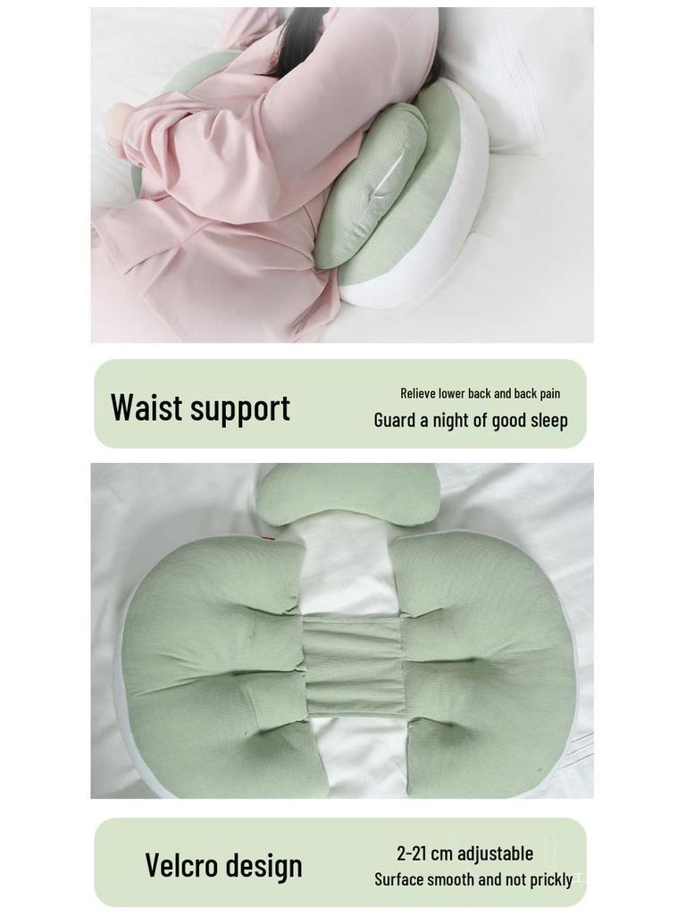 Multifunctional Pregnancy Side Sleeper Pillow: Belly Support & Waist Protection, Washable Set for Expecting Mothers
