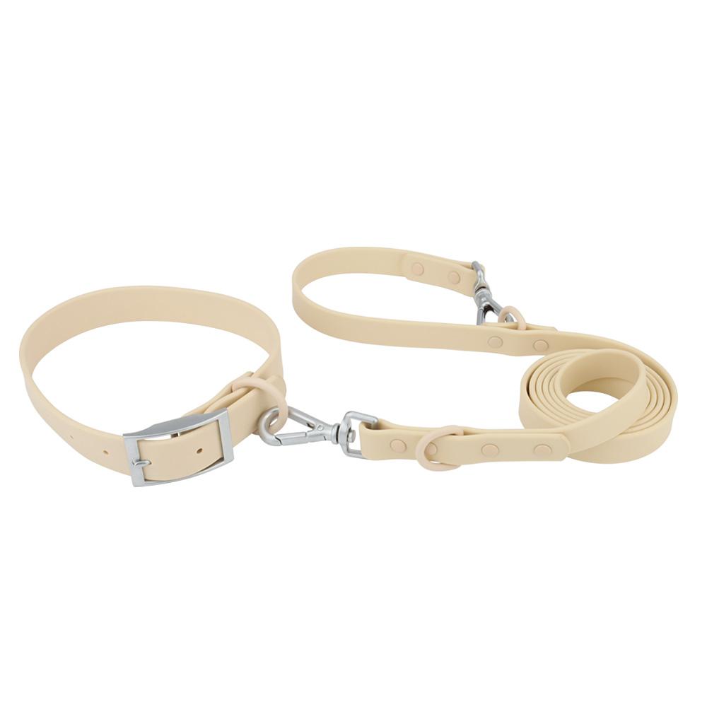 Set Collar Leash Pet PVC Cat Collar Leashes For Small Medium Big Dog Outdoor Walk