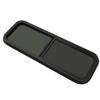 Rectangular RV Window, 42" W X 12" H Camper Windows Replacement Horizontal Sliding RV Windows Camper with Trim Ring