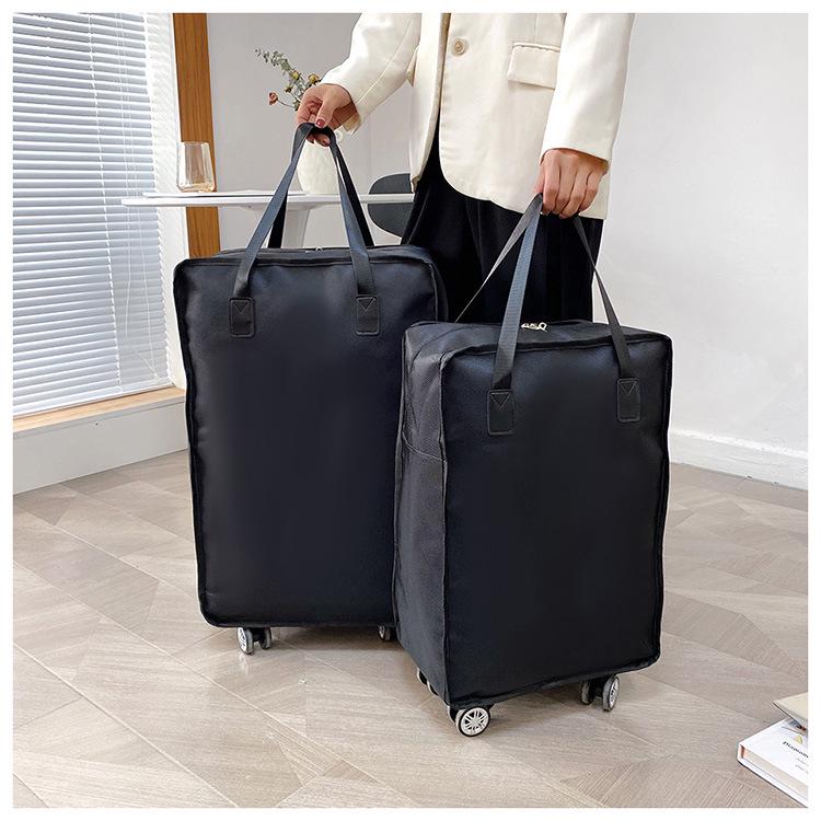 Reisetasche mit großer Kapazität, faltbar und mit Rollen – Unisex-Gepäck, Umstands- und Einkaufsaufbewahrungslösung