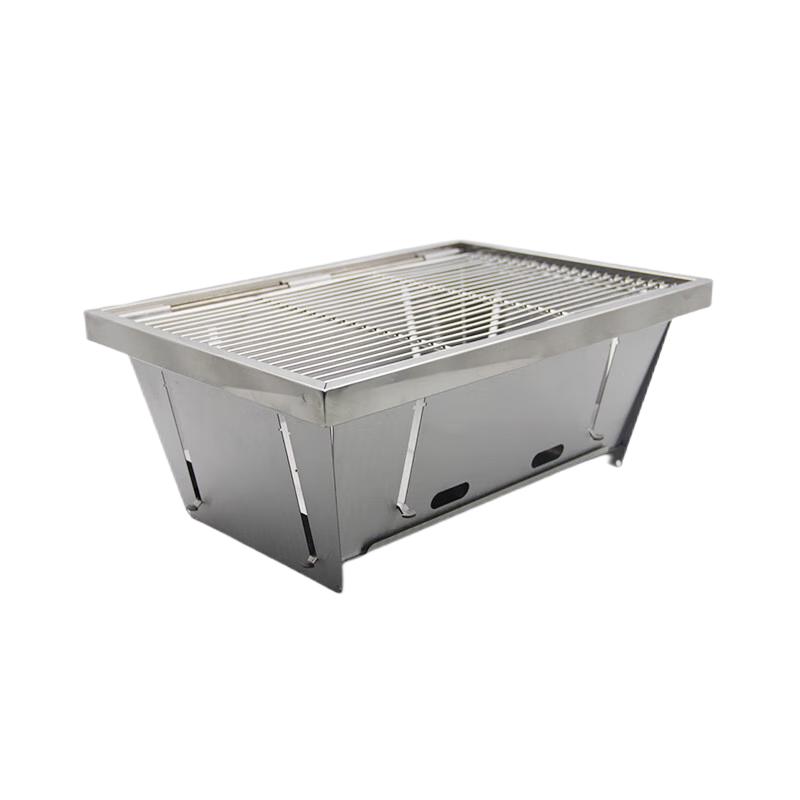 Suiyuan Outdoor Folding Stainless Steel BBQ Grill 42 x 22 x 14.3 cm