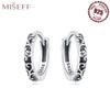 S925 Sterling Silver Carved Grapevine Vintage Hoop Earrings for Women