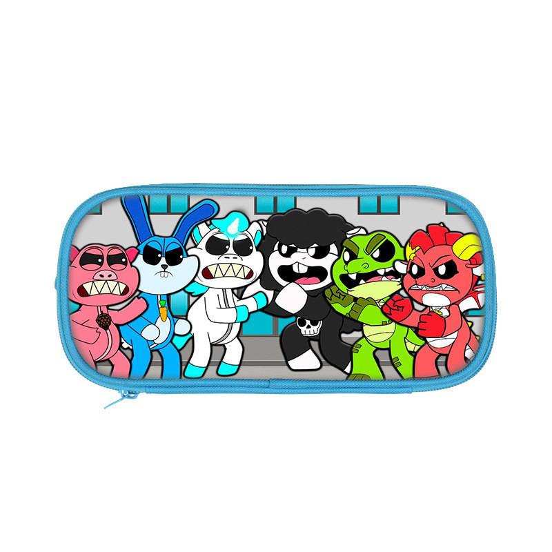 Nightmare Critters Double Layer Pencil Case With Nylon Material For Students And Kids
