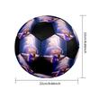 Ballon de Football Neymar Taille 5 Coloré Cousu à la Machine PVC Prêt pour la Compétition Durable Haut Rebond