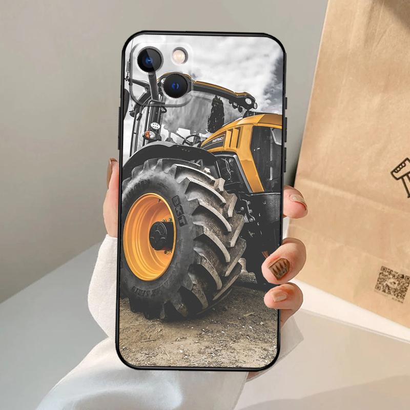 Farm Vehicle Tractor Phone Case For iPhone 17 Air 16 15 14 13 11 12 Pro Max 13 12 Mini 15 16 Plus 16e Cover Coque