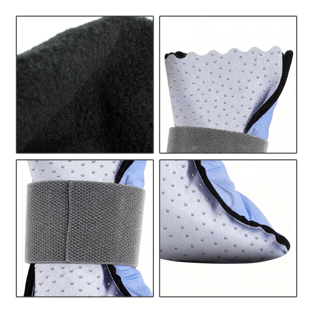 Dog Snow Boots Pet Warm Paw Protector Pet Non-Slip Boots For Small Medium And Large Dogs Winter Hiking Outdoor Walking Camping