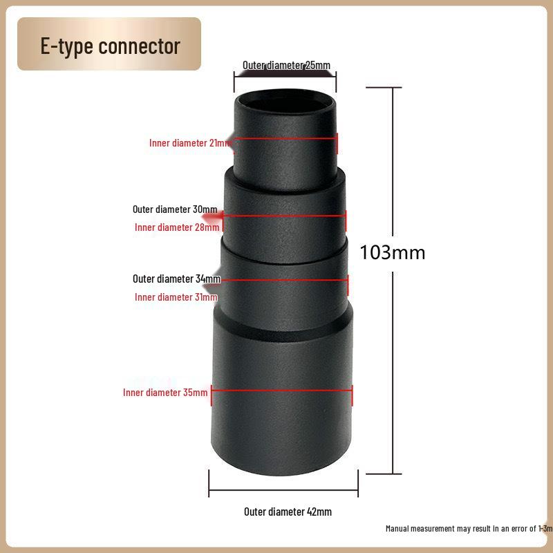 Universal Vacuum Cleaner Hose Connector & Reducer Adapter