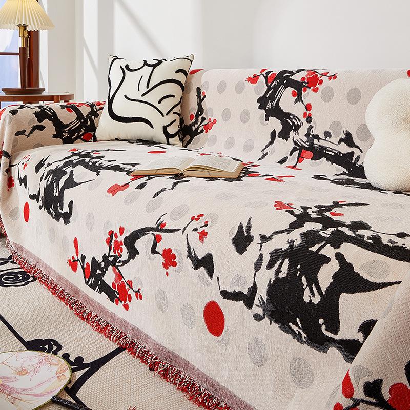 New Chinese Sofa Cover Chenille Sofa Cover Sofa Cover Four Seasons Transparent All-Inclusive Sofa Seat Cushions