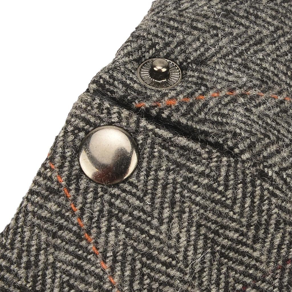 Men and Women Retro Newsboy Cap Men Autumn Winter Herringbone Duckbill Hat Tweed Flat Peaked Beret Hat Women Painter Gatsby Driving Cap