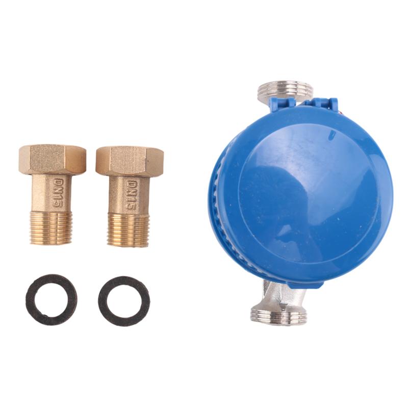 

1 Piece Single Jet Water Meter Brass Water Meter Home And Garden Use Flow Water Meter Plastic як показано кольору