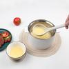 Long Handle Solid Color Non-Stick Silicone Ladle Soup Spoon Heat Resistant Hot Pot Porridge Scoop Japanese Kitchen Utensils