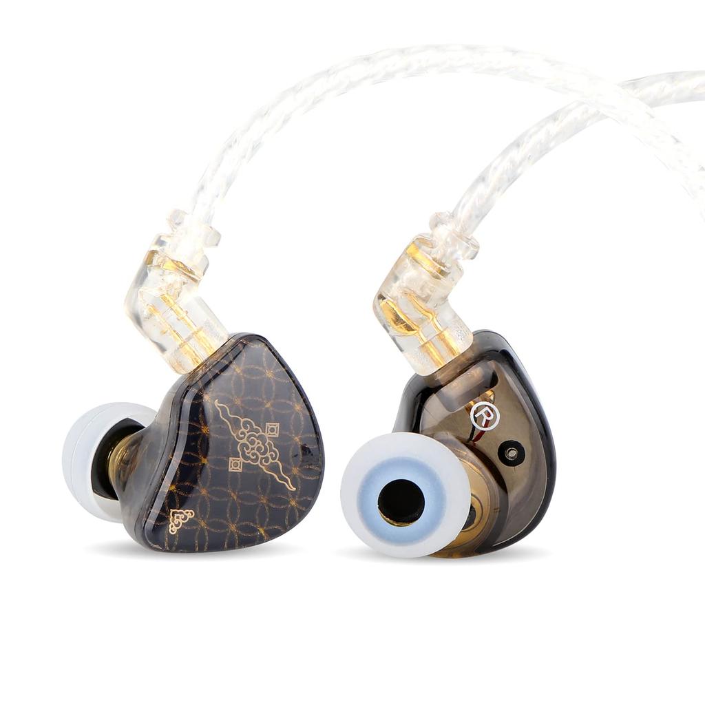 LINSOUL TANGZU Wan'er S.G Dynamic Diaphragm High-End In-Ear Monitors, 10mm PET Dynamic Driver, Re-cableable Design, High-Purity 5N OFC (Oxygen-Free