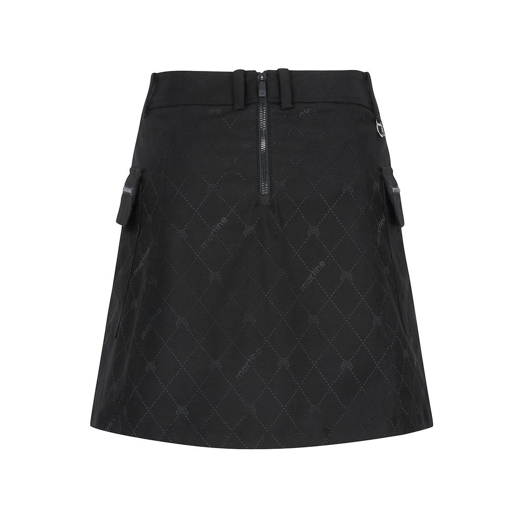 MARTINE GOLF H Line Pattern Culotte_Black