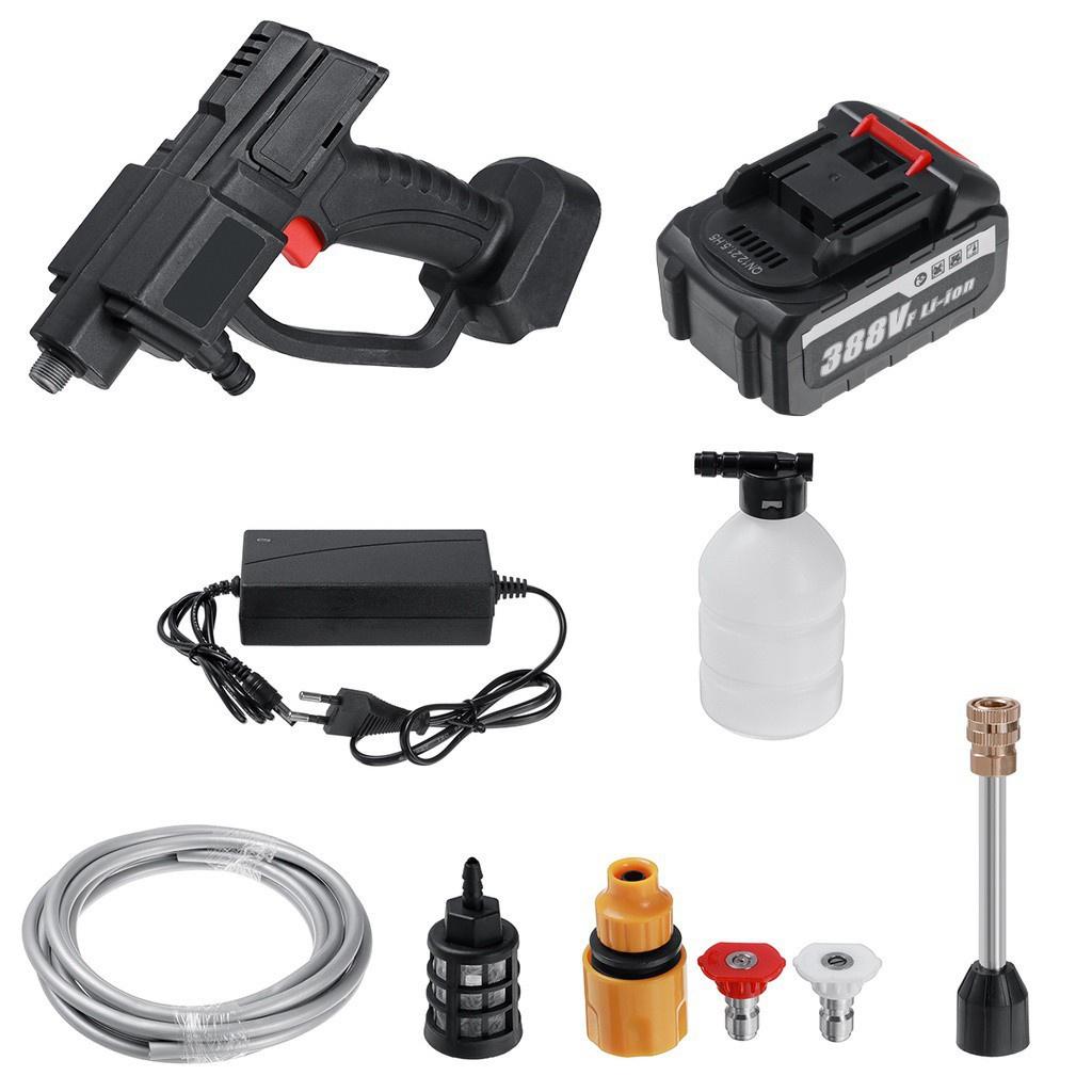 

22000 мАч, автомойка, литиевая батарея Wreless, автомойка высокого давления, водяной пистолет, перезаряжаемый пеногенератор для батареи Makita 1 x Battery